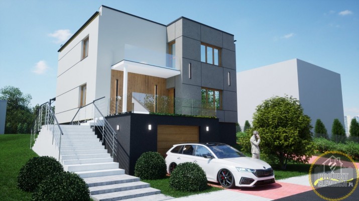 projekt elewacji domu jednorodzinnego